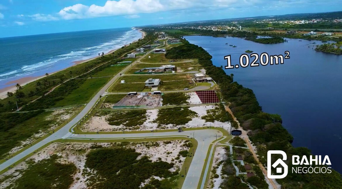 Terreno com 1.020m² - lado mar - Alphaville Guarajuba - Bahia (2)