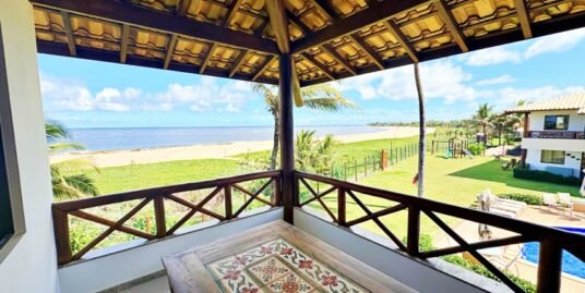 Village de 2 quartos – vista mar- Itacimirim- Pé na areia – Bahia