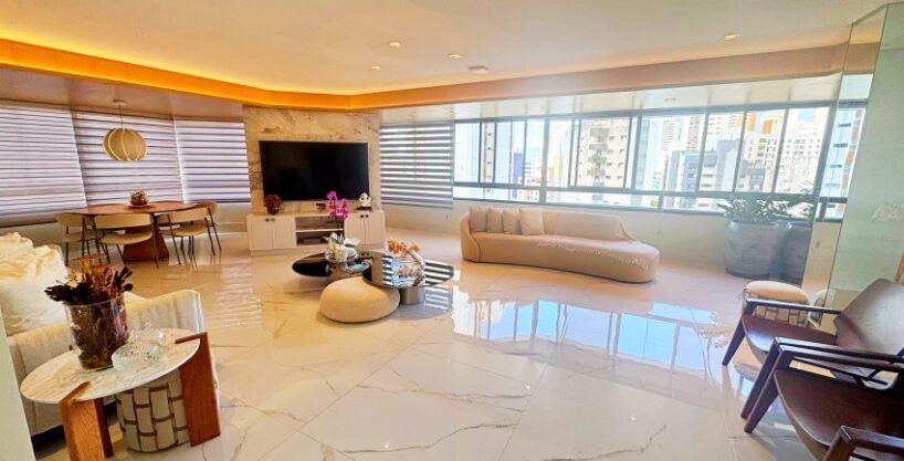 Apartamento com 304m² – 4 suítes – Jardim Apipema- Salvador