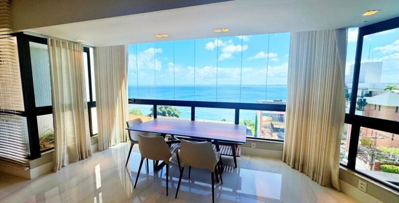 Apartamento de 4 quartos – 200m² – Vista Mar- Ladeira da Barra – Salvador